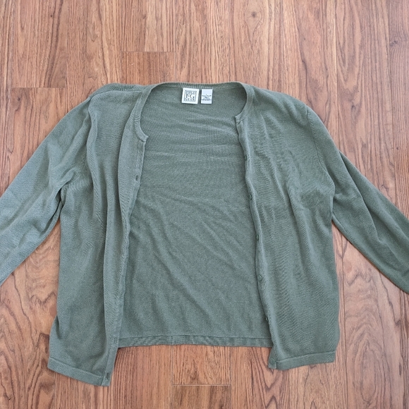 Green Cardigan - Picture 1 of 2